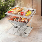 Grillz Fire Pit BBQ Grill with Carry Bag Camping - Home & Garden > BBQ