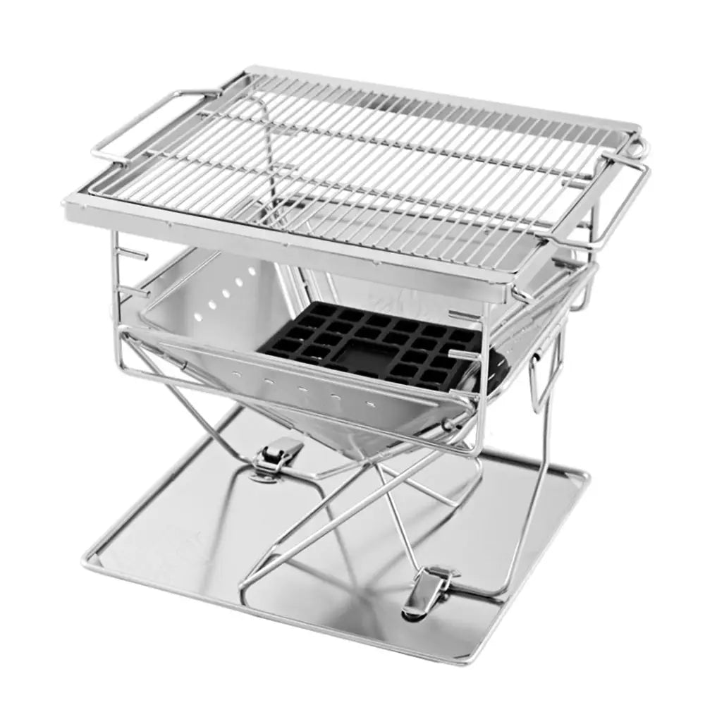Grillz Fire Pit BBQ Grill with Carry Bag Camping - Home & Garden > BBQ