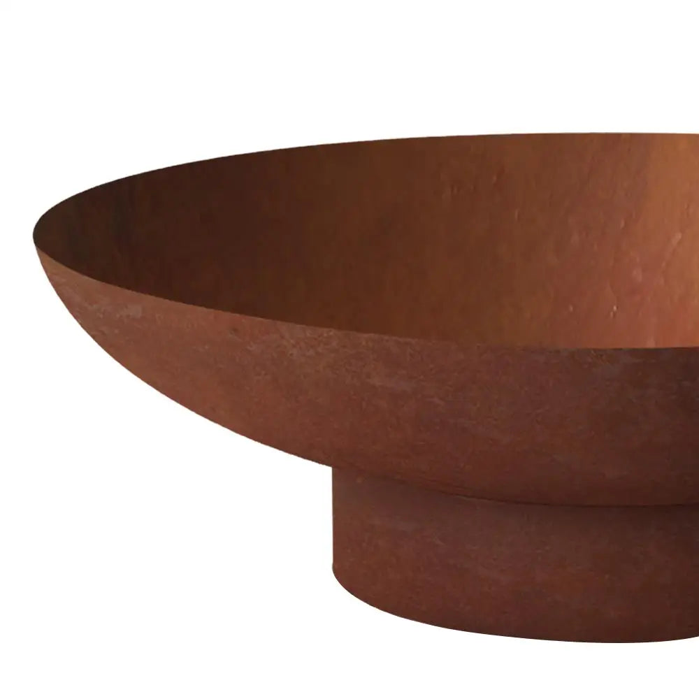 Grillz Fire Pit Bowl Cast Iron Rustic 80cm - Home & Garden > Firepits