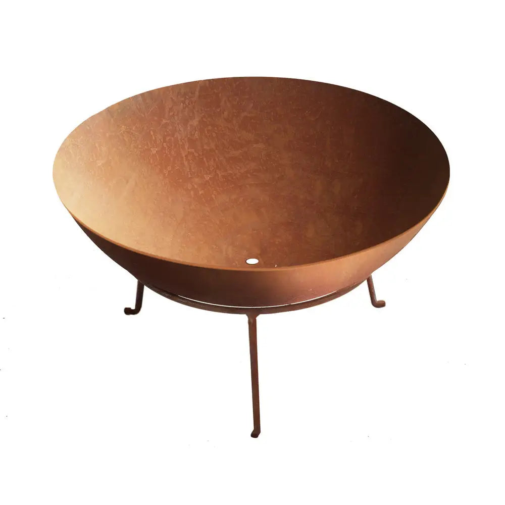 Grillz Fire Pit Cast Iron Rustic 70cm - Home & Garden > Firepits