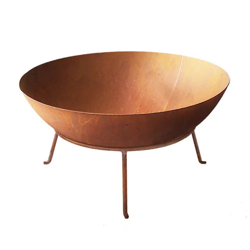 Grillz Fire Pit Cast Iron Rustic 70cm - Home & Garden > Firepits