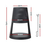 Grillz Fire Pit Deep Bowl Iron Outdoor Fireplace - Home & Garden > Firepits > Fire Pits