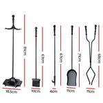 Grillz Fire Pit Tool Set 5 PCS - Home & Garden > Firepits