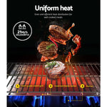 Grillz Portable Gas BBQ Grill 2 Burners with Double Sided Plate - Home & Garden > BBQ