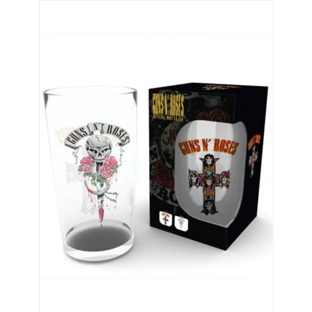 Guns n Roses Logo Large Glass - Home & Garden > Kitchenware