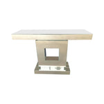 Hall Table Rectangular Shape MDF & Mirror Attractive Base - Furniture > Dining > Buffets & Sideboards