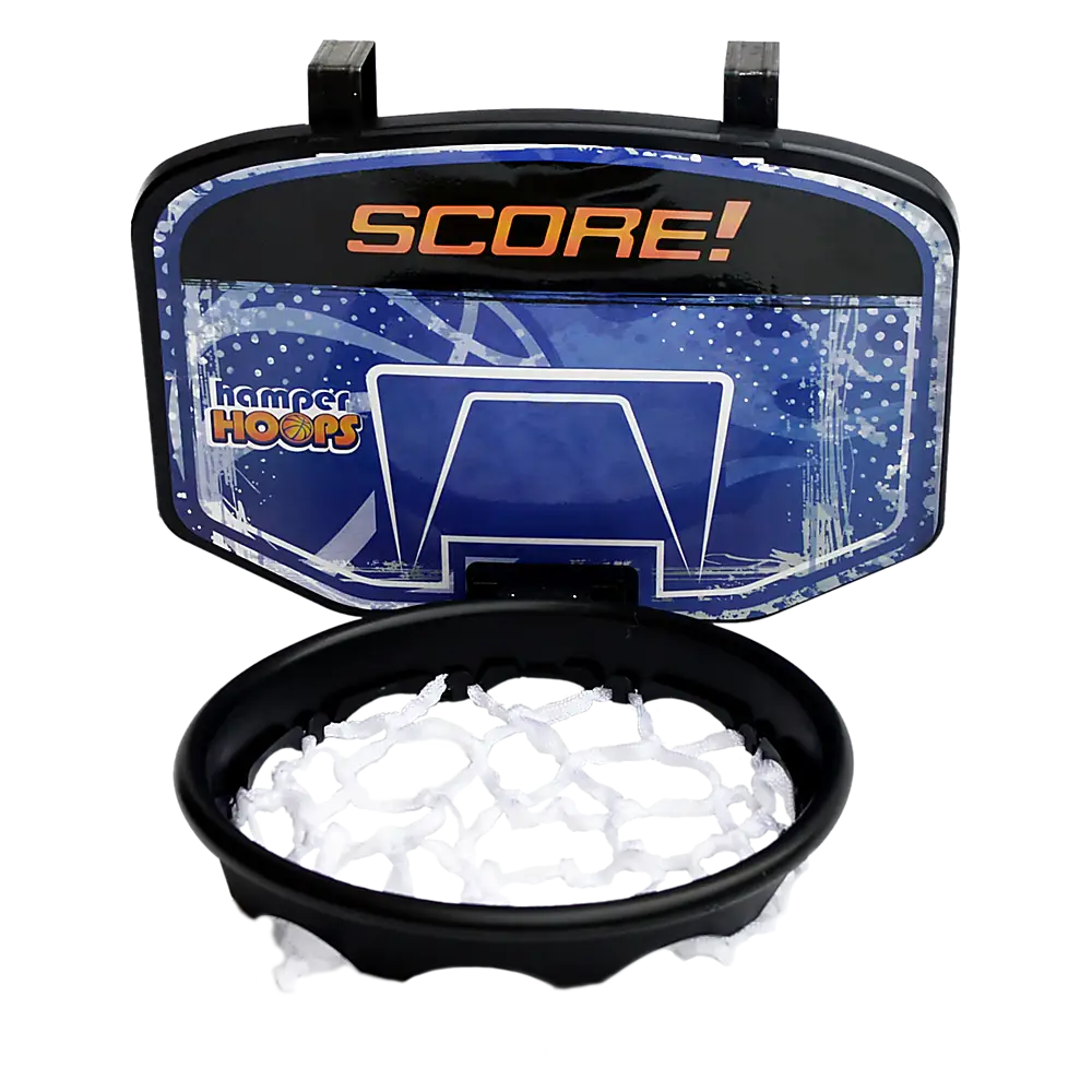 Hamper Basketball Laundry Hoop Hanging Clothes Basket Storage Kids Fun Door Bag - Home & Garden > Laundry & Cleaning