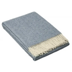 Hampton Throw - Merino Wool Blend - Blue - Home & Garden > Decor