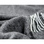 Hampton Throw - Merino Wool Blend - Dark Grey - Home & Garden > Decor