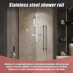 Hand Held Shower Rail Soap Dish Bathroom Set - Furniture > Bathroom > Shower Heads & Screens