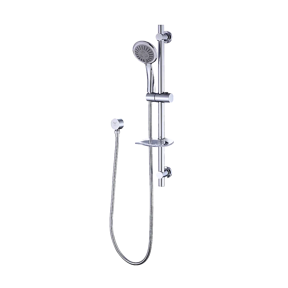 Hand Held Shower Rail Soap Dish Bathroom Set - Furniture > Bathroom > Shower Heads & Screens