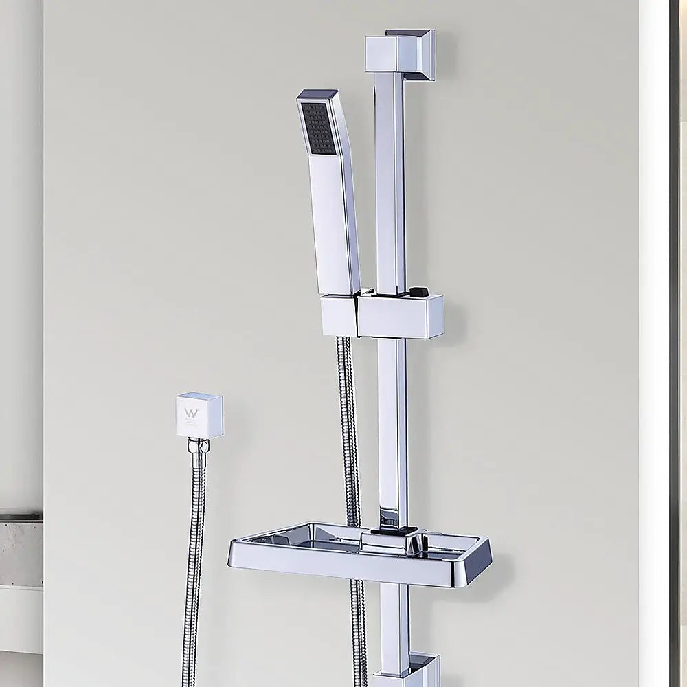 Hand Held Shower Rail Soap Dish Bathroom Set - Furniture > Bathroom > Shower Heads & Screens