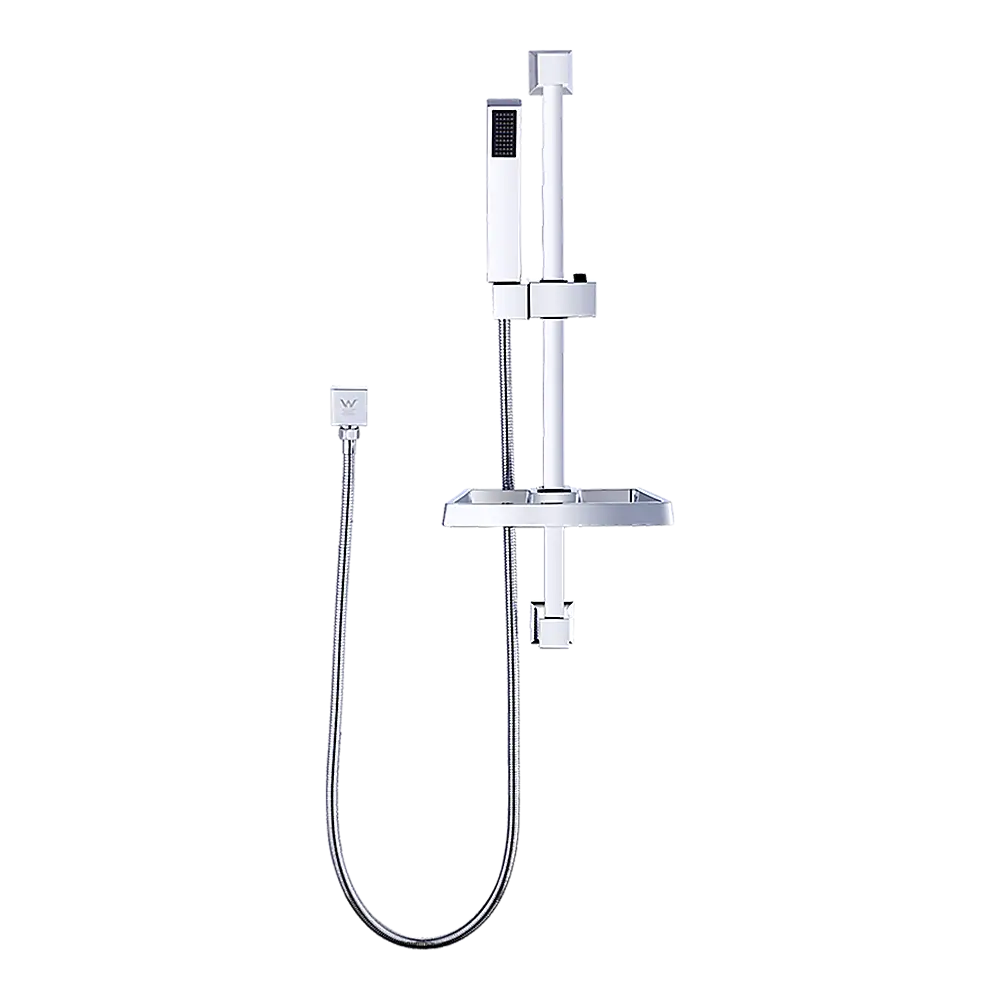 Hand Held Shower Rail Soap Dish Bathroom Set - Furniture > Bathroom > Shower Heads & Screens