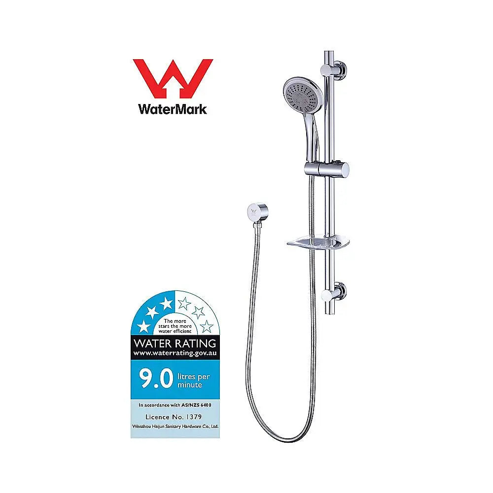 Hand Held Shower Rail Soap Dish Bathroom Set - Furniture > Bathroom > Shower Heads & Screens