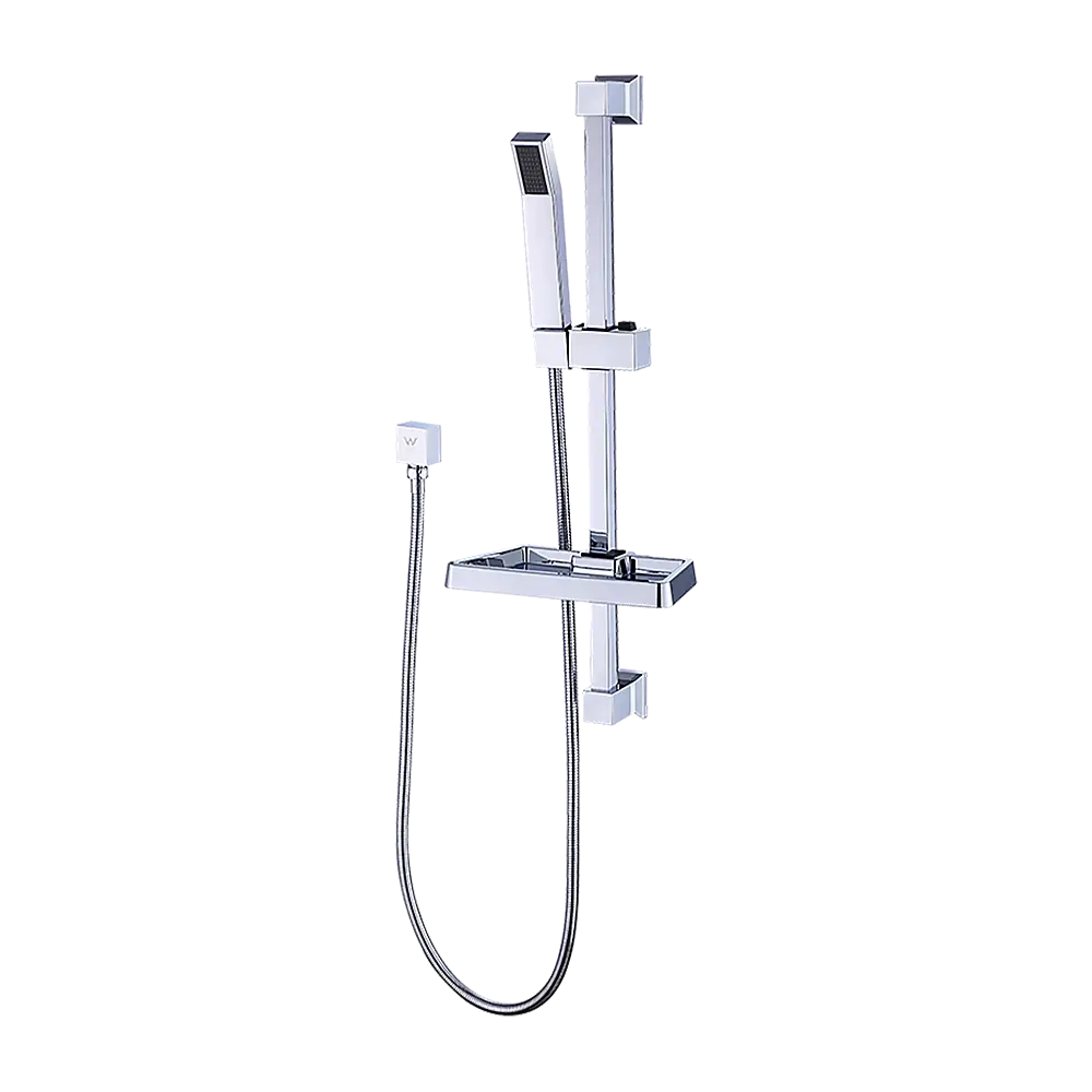 Hand Held Shower Rail Soap Dish Bathroom Set - Furniture > Bathroom > Shower Heads & Screens