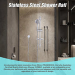 Hand Held Shower Rail Soap Dish Bathroom Set - Furniture > Bathroom > Shower Heads & Screens