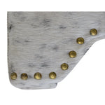 HAND MADE HAND CRAFTED COW OTTOMAN - Furniture > Living Room > Ottomans & Footstools