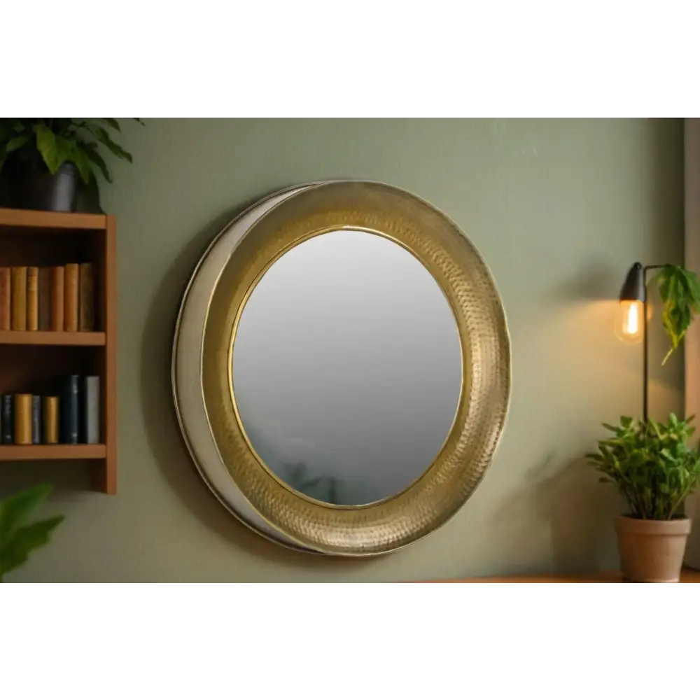 HAND MADE METAL MIRROR - Home & Garden > Decor > Mirrors