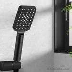 Handheld Shower Head 3.1’’ High Pressure 3 Spray Modes Square Black - Home & Garden > Bathroom Accessories > Shower
