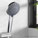 Handheld Shower Head 4.5’’ High Pressure 5 Modes Poweful Round Chrome - Home & Garden > Bathroom Accessories >