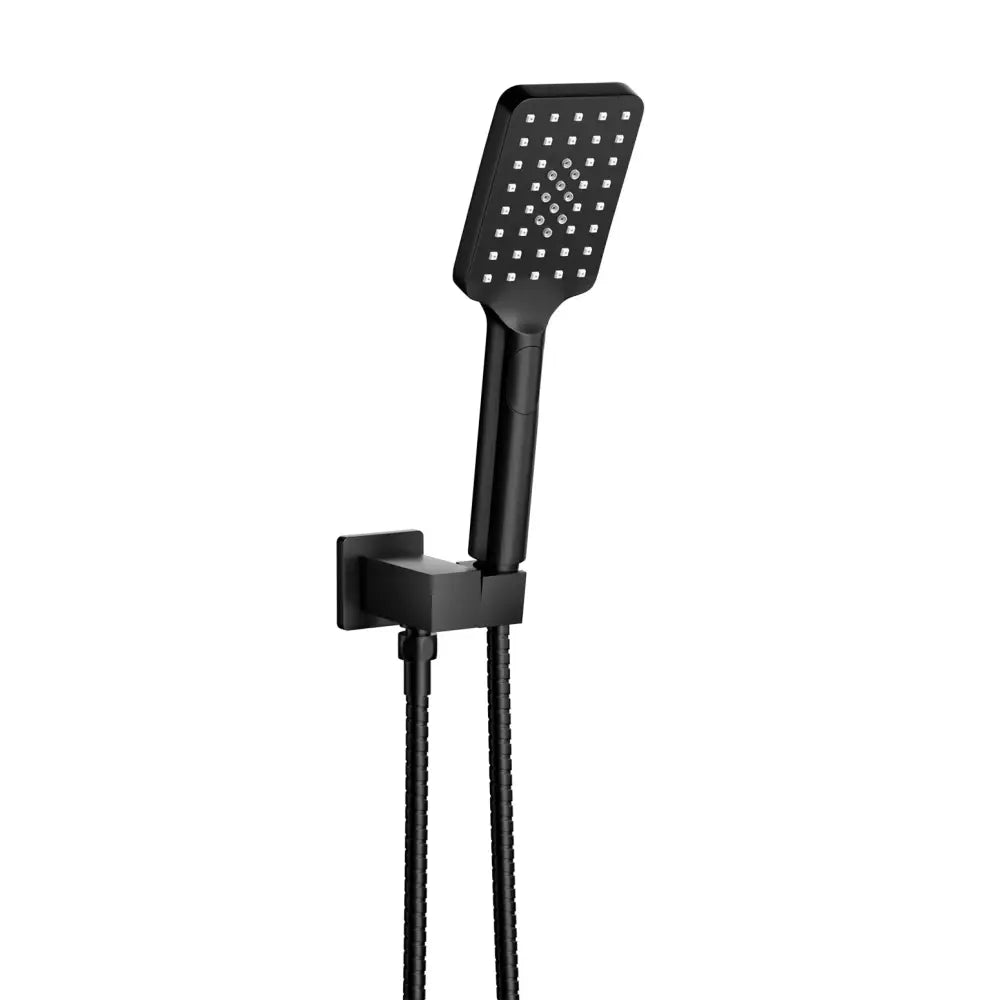 Handheld Shower Head Holder 3.1’’ High Pressure Black - Home & Garden > Bathroom Accessories