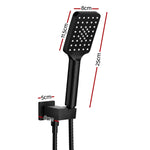 Handheld Shower Head Holder 3.1’’ High Pressure Black - Home & Garden > Bathroom Accessories
