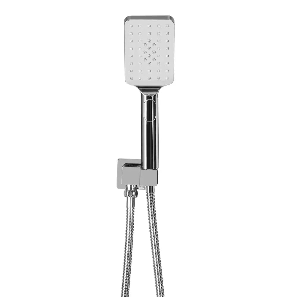 Handheld Shower Head Holder 3.1’’ High Pressure Silver - Home & Garden > Bathroom Accessories