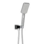 Handheld Shower Head Holder 3.1’’ High Pressure Silver - Home & Garden > Bathroom Accessories