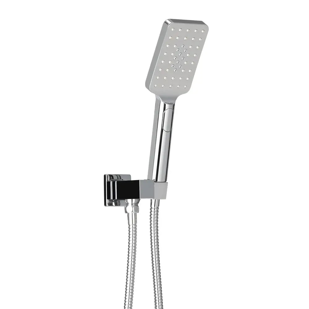 Handheld Shower Head Holder 3.1’’ High Pressure Silver - Home & Garden > Bathroom Accessories