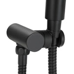 Handheld Shower Head Holder 4.7’’ High Pressure Black - Home & Garden > Bathroom Accessories