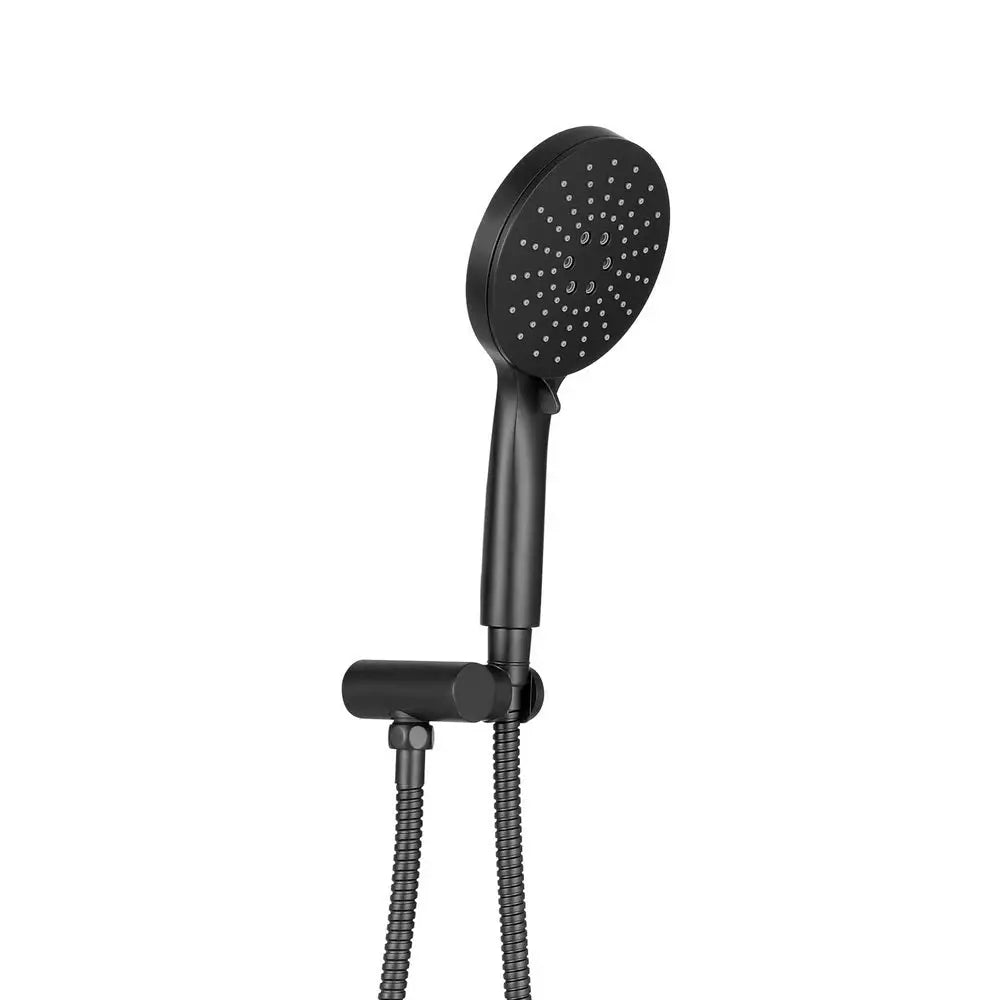 Handheld Shower Head Holder 4.7’’ High Pressure Black - Home & Garden > Bathroom Accessories