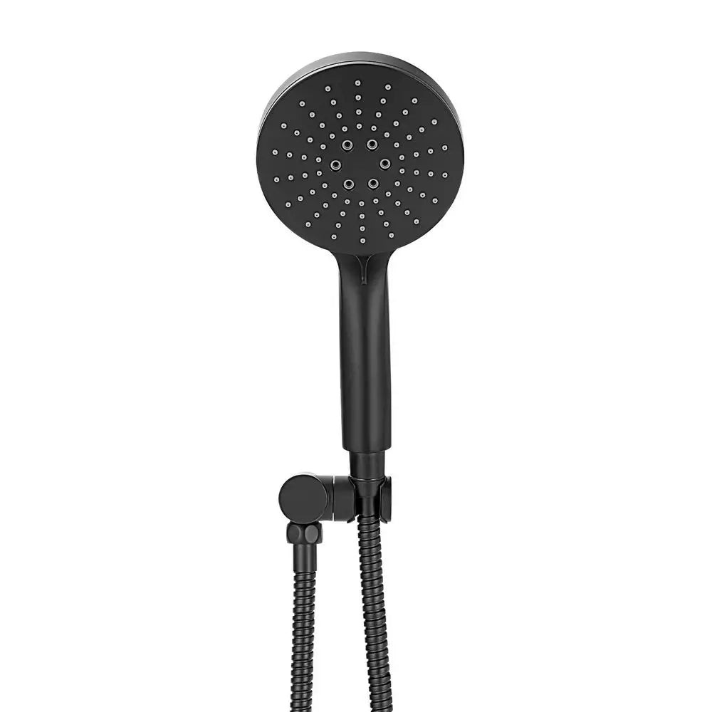 Handheld Shower Head Holder 4.7’’ High Pressure Black - Home & Garden > Bathroom Accessories