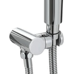 Handheld Shower Head Holder 4.7’’ High Pressure Silver - Home & Garden > Bathroom Accessories
