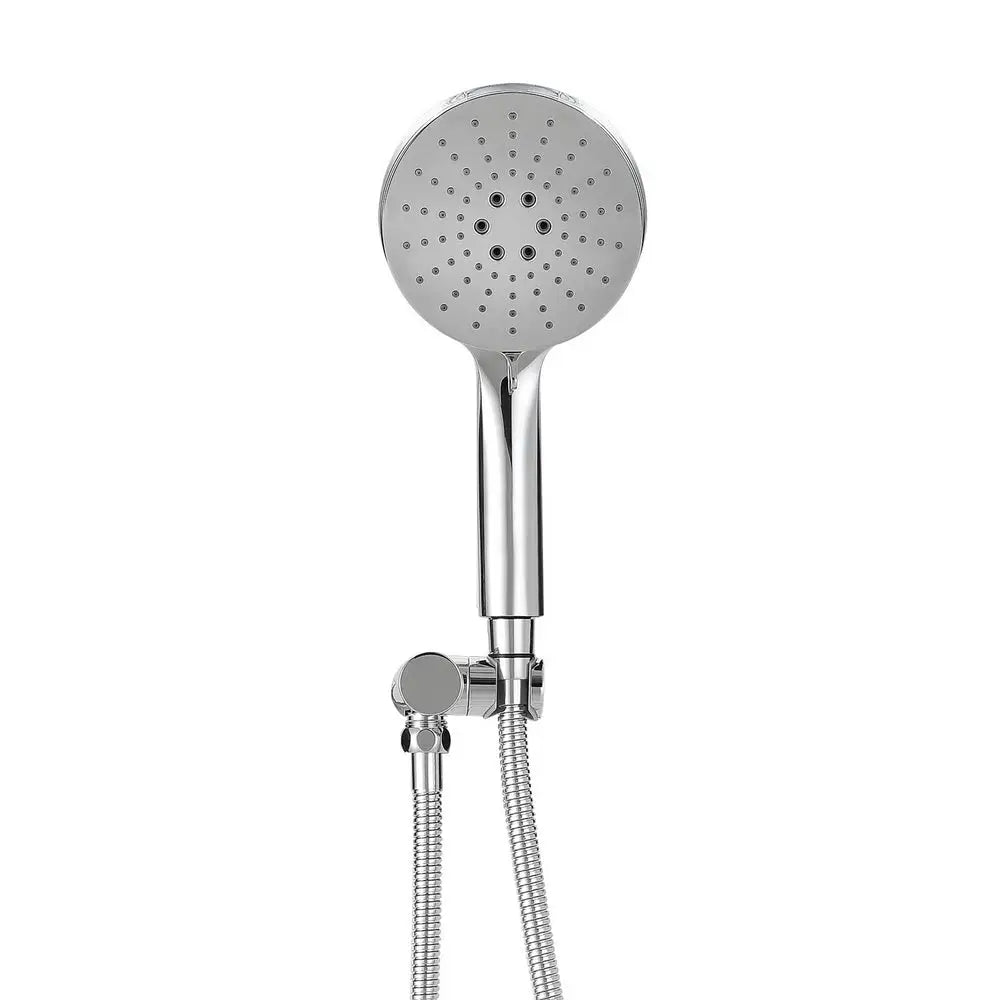 Handheld Shower Head Holder 4.7’’ High Pressure Silver - Home & Garden > Bathroom Accessories