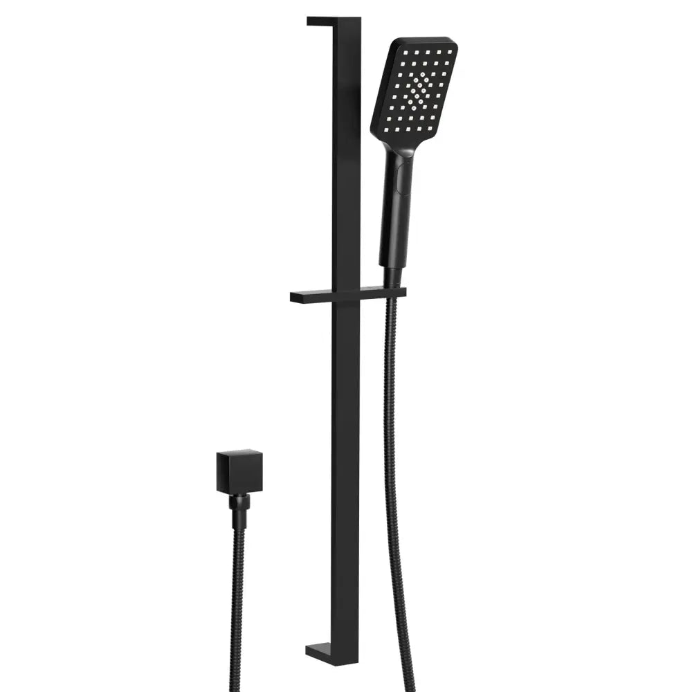 Handheld Shower Head Set 3.1’’ High Pressure Black - Home & Garden > Bathroom Accessories