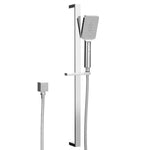 Handheld Shower Head Set 3.1’’ High Pressure Silver - Home & Garden > Bathroom Accessories