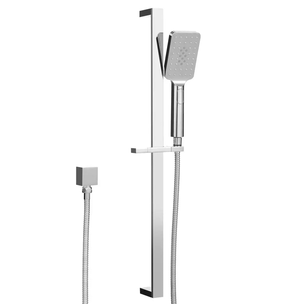 Handheld Shower Head Set 3.1’’ High Pressure Silver - Home & Garden > Bathroom Accessories