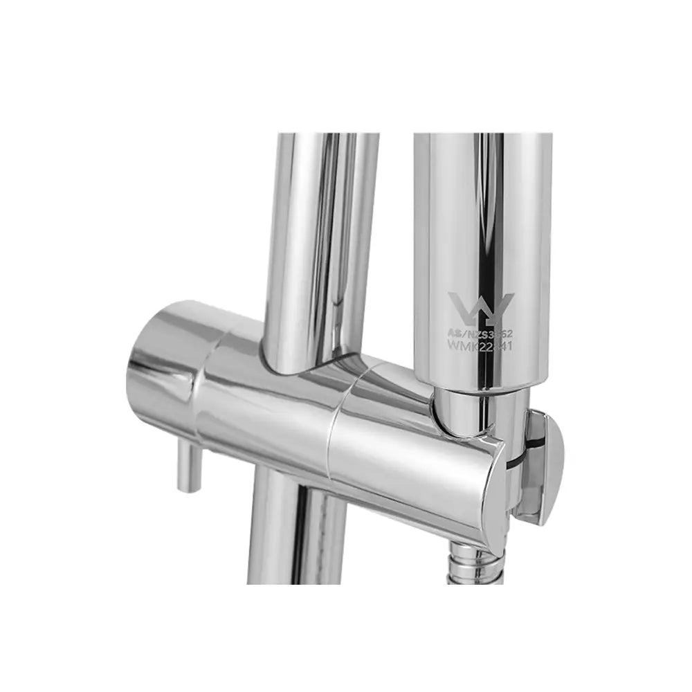 Handheld Shower Head Wall Holder 4.7’’ High Pressure Adjustable 3 Modes Chrome - Furniture > Bathroom > Shower