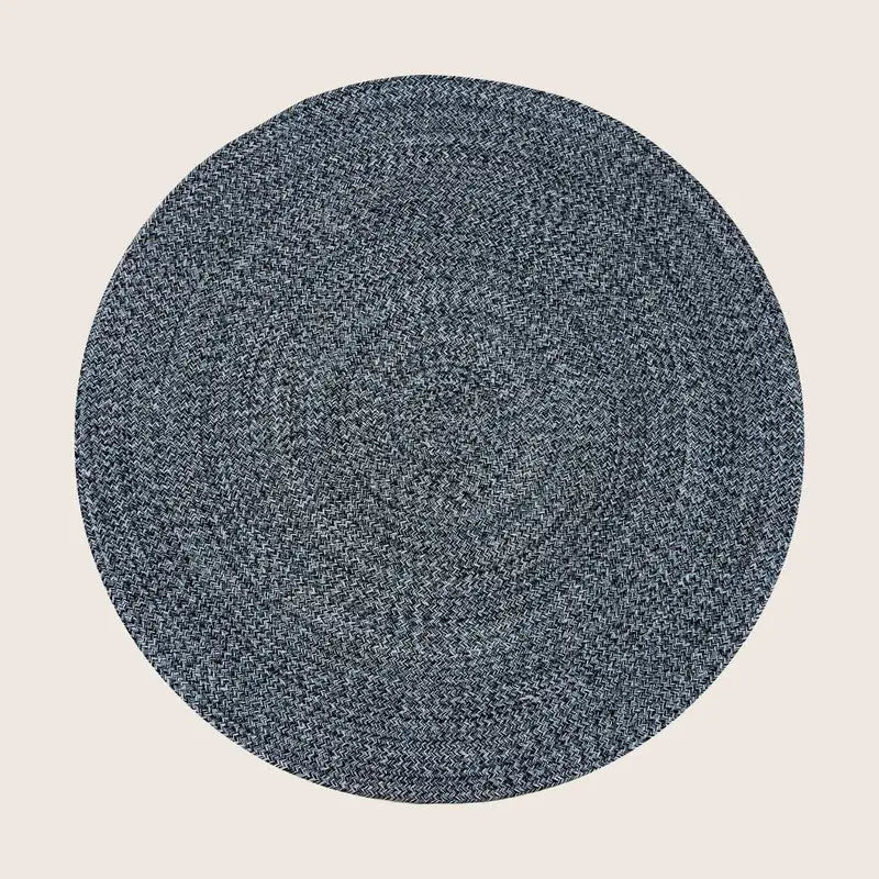Handmade Country Cottage Reversible Cotton Area Rug 120 x 120 cm - Home & Garden > Rugs