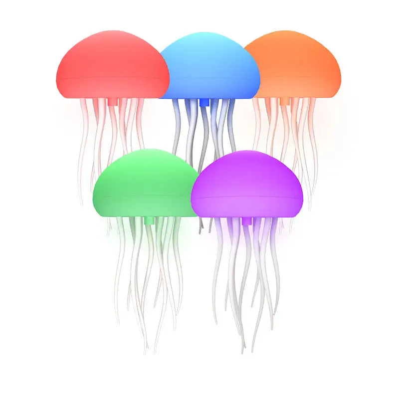 Hanging Style Jellyfish Shaped Night Light - 1000mAh Rechargeable LED Lamp - Home & Garden > Lighting > Night Lights &