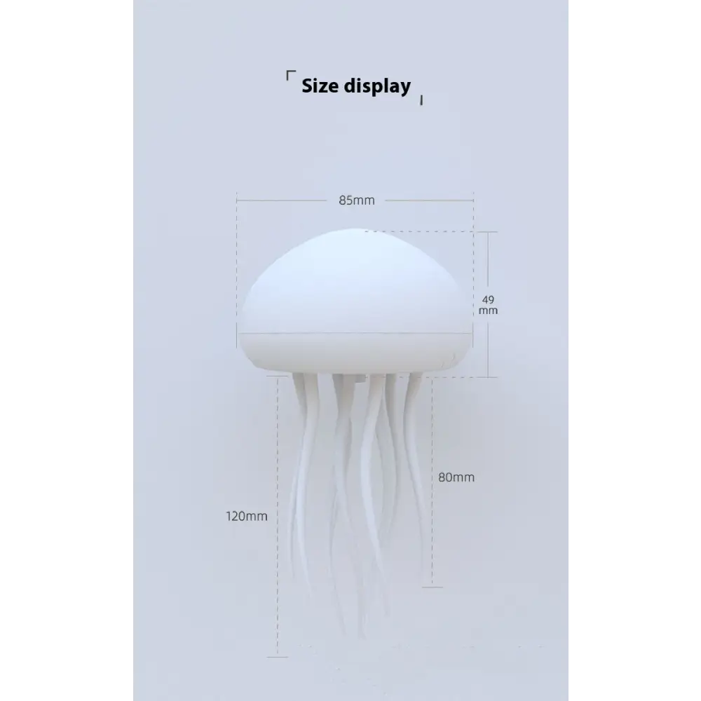 Hanging Style Jellyfish Shaped Night Light - 1000mAh Rechargeable LED Lamp - Home & Garden > Lighting > Night Lights &
