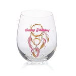 Happy Birthday Tallulah Dream Stemless Glass - Home & Garden > Kitchenware