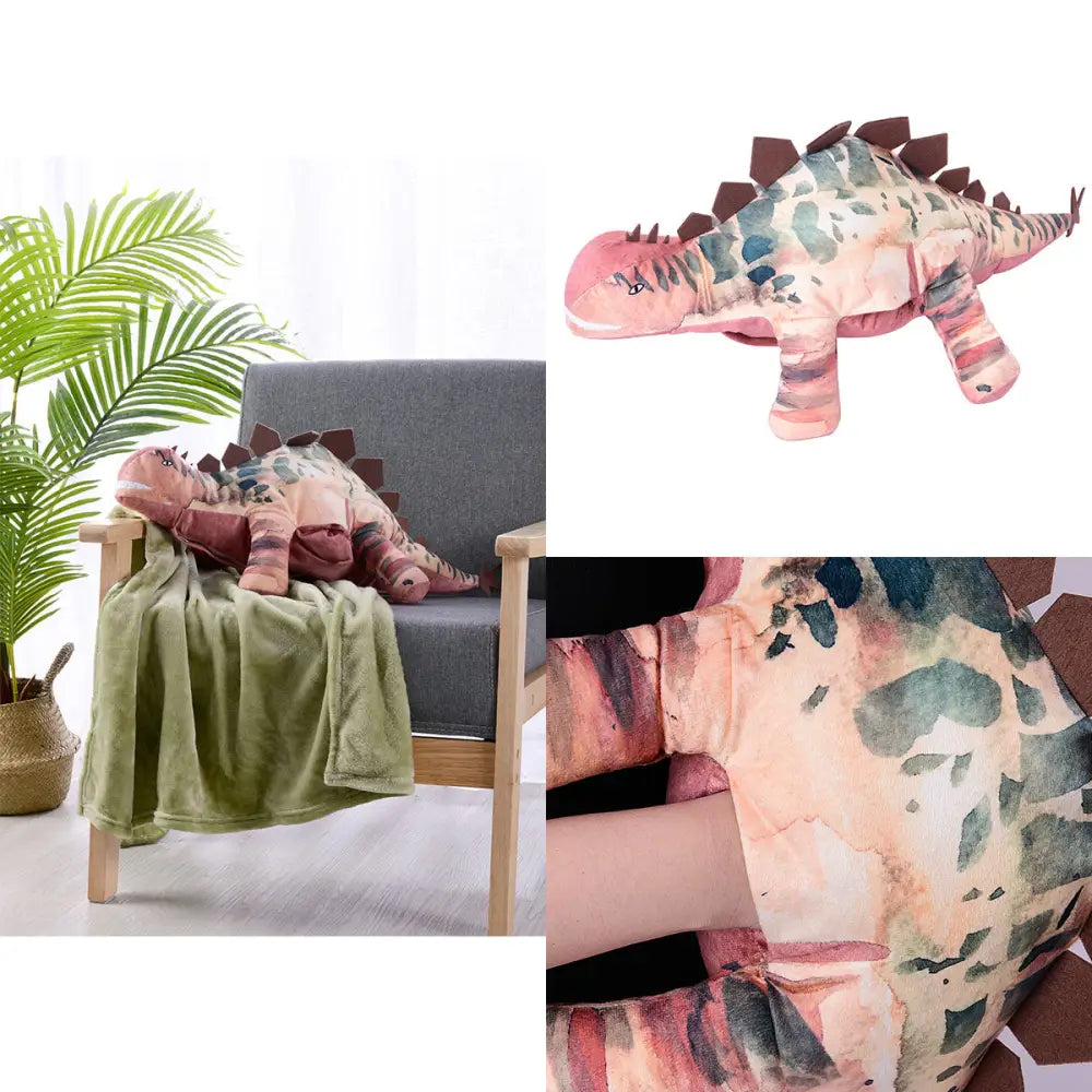 Happy Kids Dino Novelty Cushion/Throw - Home & Garden > Bedding
