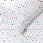 Happy Kids Polka Multi Printed Microfibre Sheet Set King Single - Home & Garden > Bedding > Bed Sheets