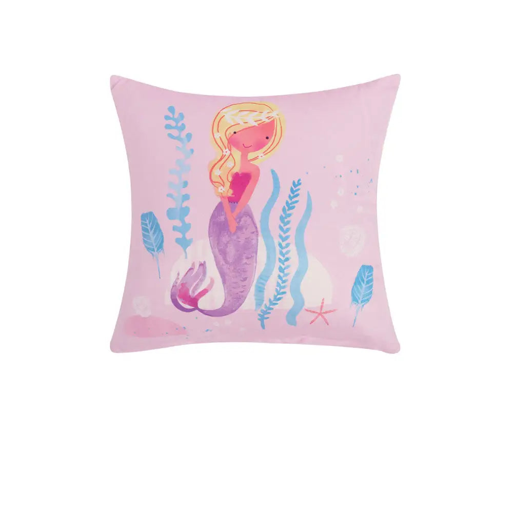 Happy Kids Under the Sea Filled Square Cushion - Home & Garden > Bedding