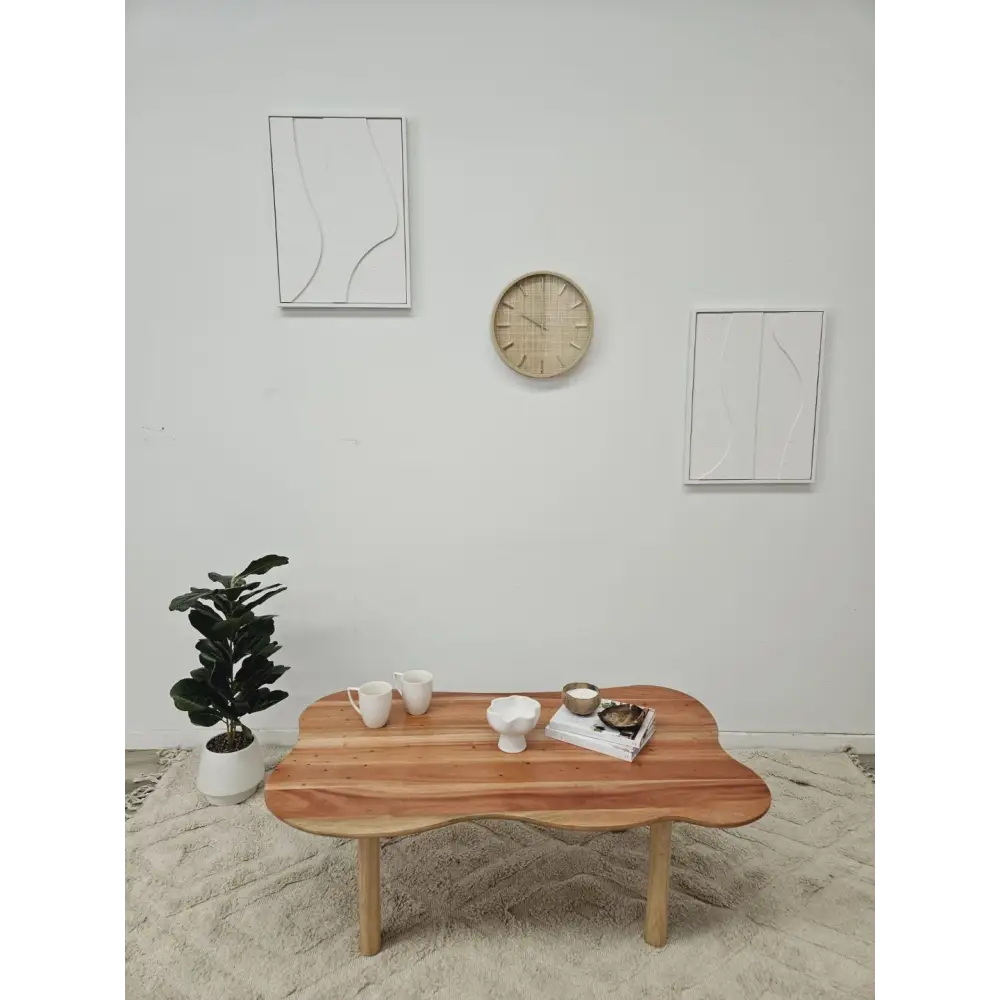 Hardwood Cloud coffee table - Furniture > Living Room