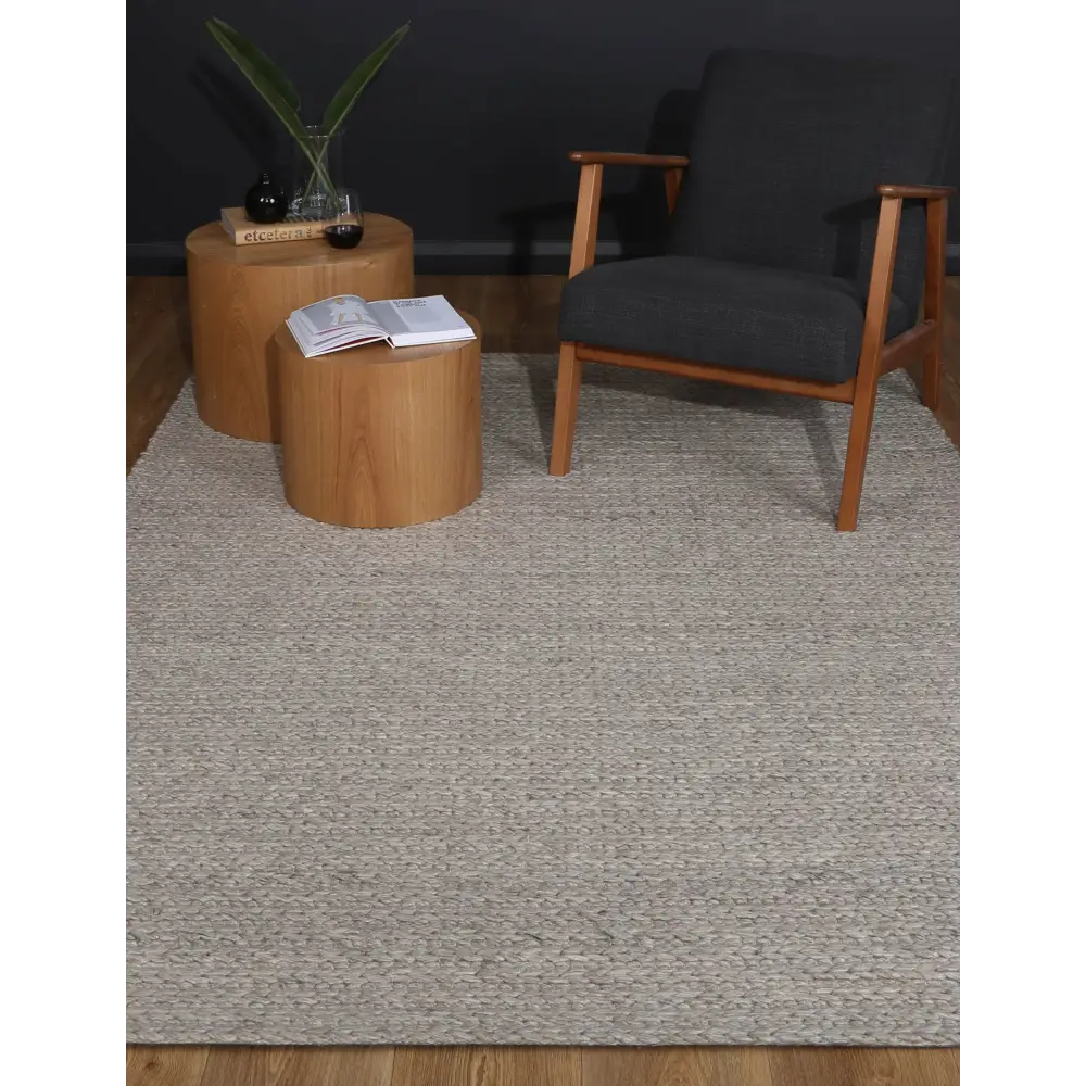 Harlow Cue Camel Wool Blend Rug 160x230 - Home & Garden > Rugs