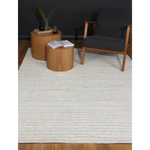 Harlow Cue White Wool Blend Rug 160x230 - Home & Garden > Rugs