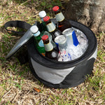 Havana Outdoors 2-IN-1 BBQ Grill Cooler Combo Set Outdoor Camping Picnic - Home & Garden > BBQ