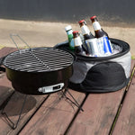 Havana Outdoors 2-IN-1 BBQ Grill Cooler Combo Set Outdoor Camping Picnic - Home & Garden > BBQ
